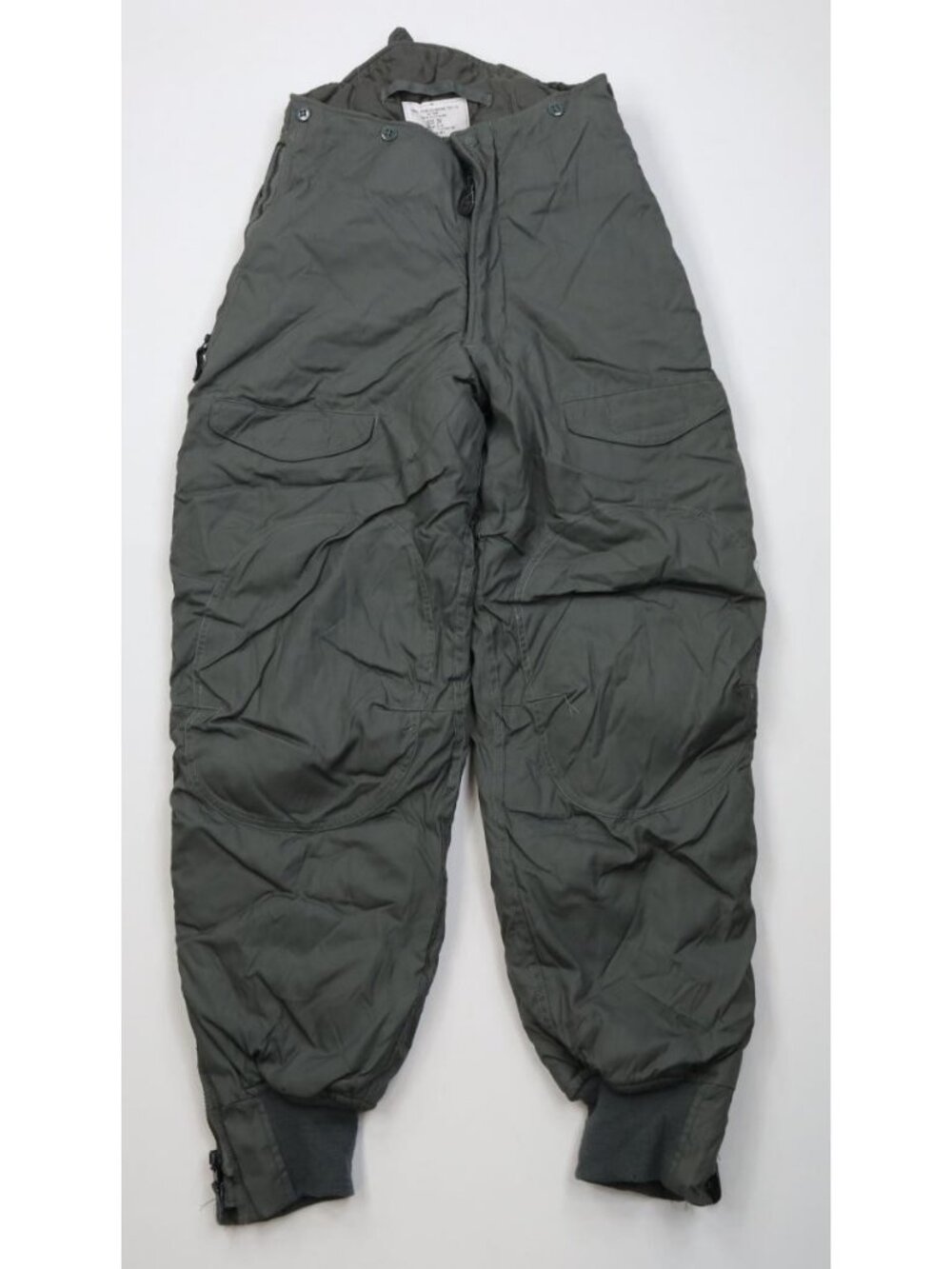 Vintage 80s USAF Mens 28 Buckle Back F1B Extreme Cold Weather Trousers Pants USA